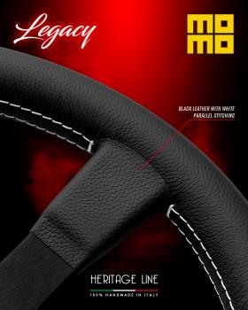 Preview: Kierownica MOMO Legacy 350 mm, czarna skóra