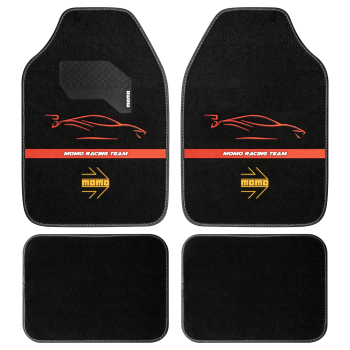 Dywanik samochodowy Racing, czarno-czerwony