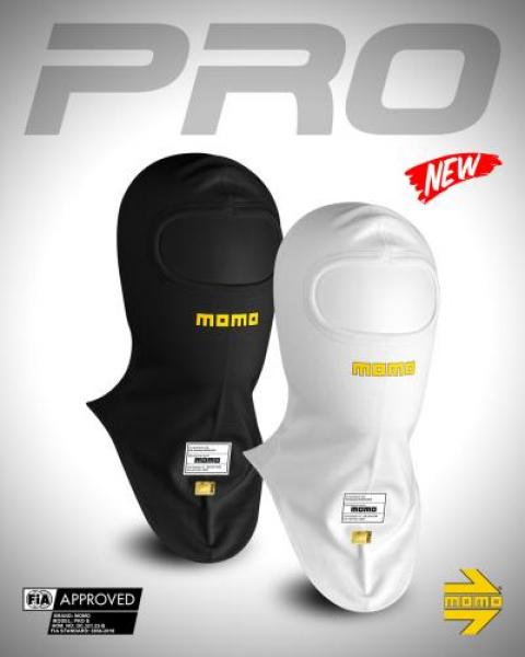 Kominiarka wyścigowa MOMO Balaclava Pro, biała