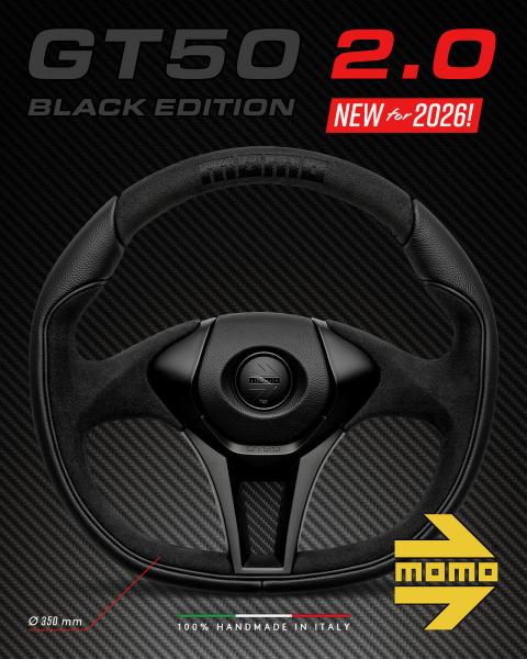 MOMO Kierownica GT50 2.0 BLACK EDITION 350mm