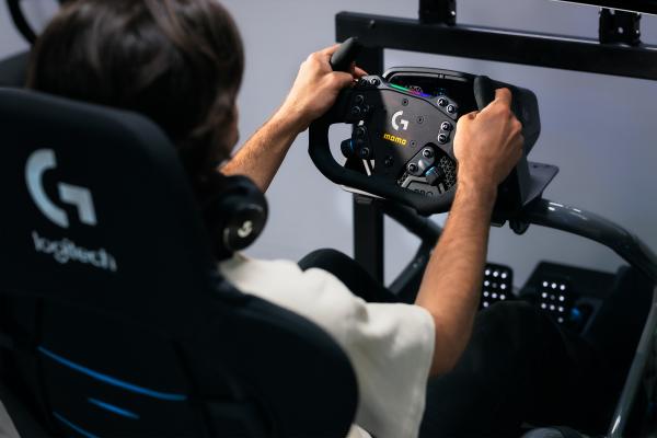 Kierownica MOMO × Logitech G SIM GT Racer 290 mm mikrofibra BLACK