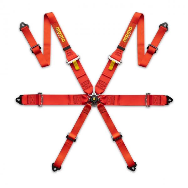PAS BEZPIECZEŃSTWA PRO DRIVER 6P 2„/3” FHR – CZERWONY